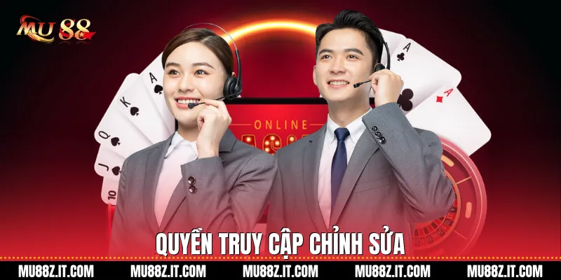 Quyền truy cập chỉnh sửa